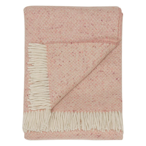 Pure Wool Blanket - Donegal (Pink)