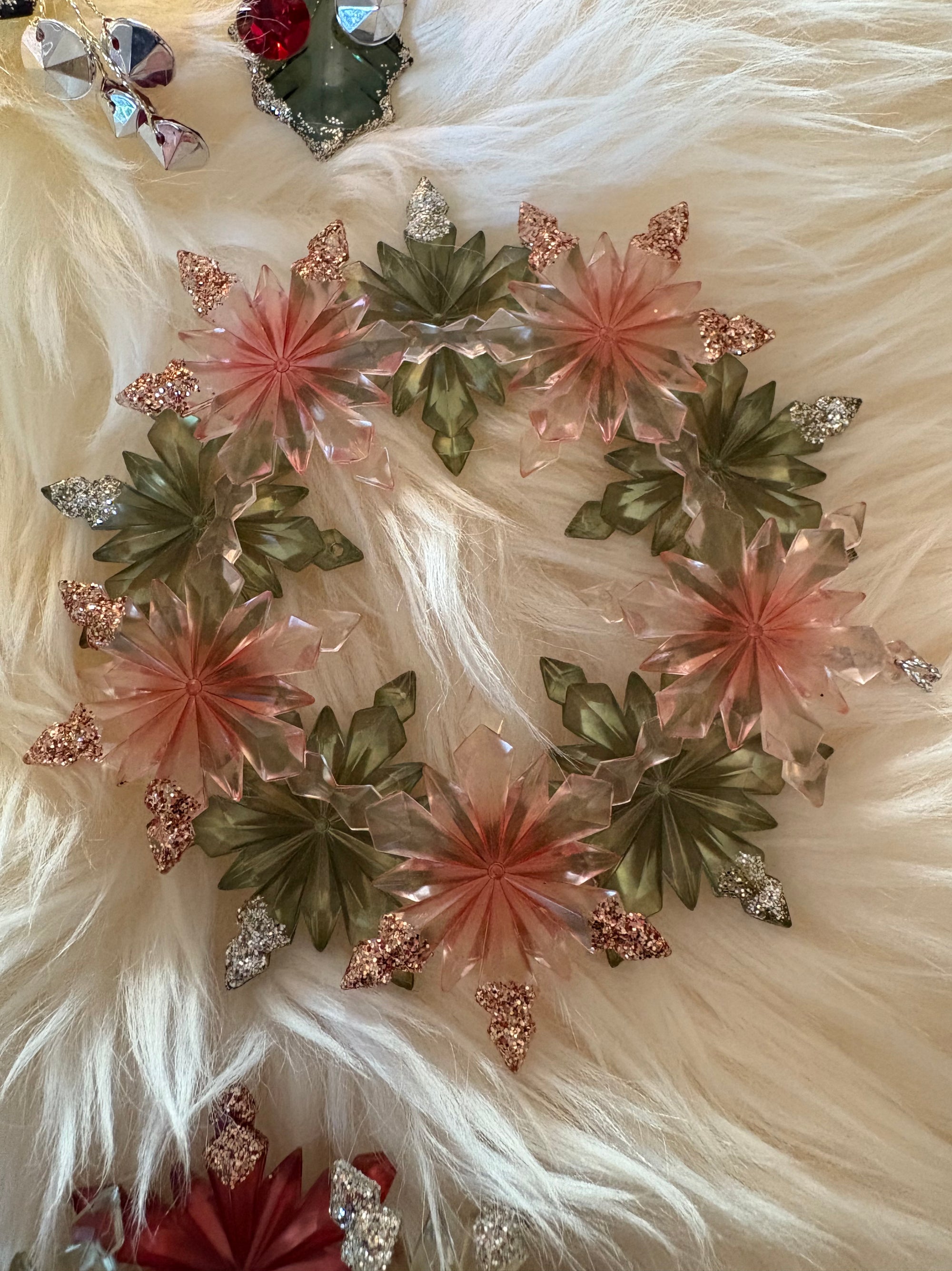 Snowlace Whimsy Wreath Ornament