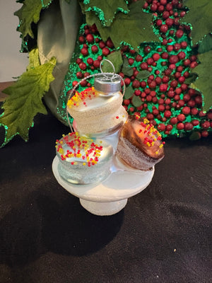 Festive Macaron Tower Ornament