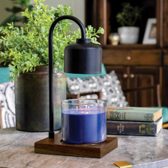 Arched Lamp Candle Warmer - Black