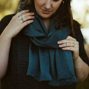 Ultra Soft Alpaca Scarf - Whale