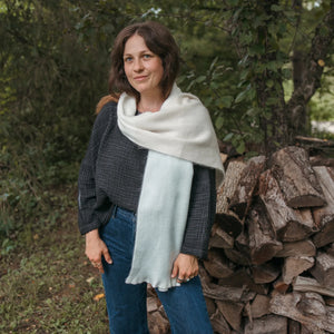Ultra Soft Alpaca Scarf - Manatee