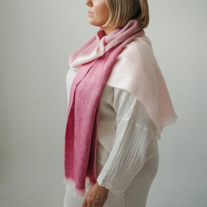 Ultra Soft Alpaca Scarf - Sorbet