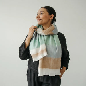 Ultra Soft Alpaca Scarf  - Cumulus Mood