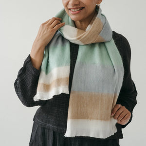 Ultra Soft Alpaca Scarf  - Cumulus Mood