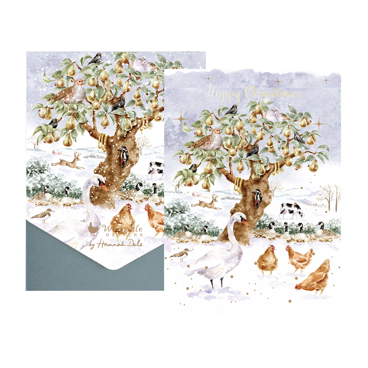 "The Twelve Days for Christmas" - Wrendale Card Pack