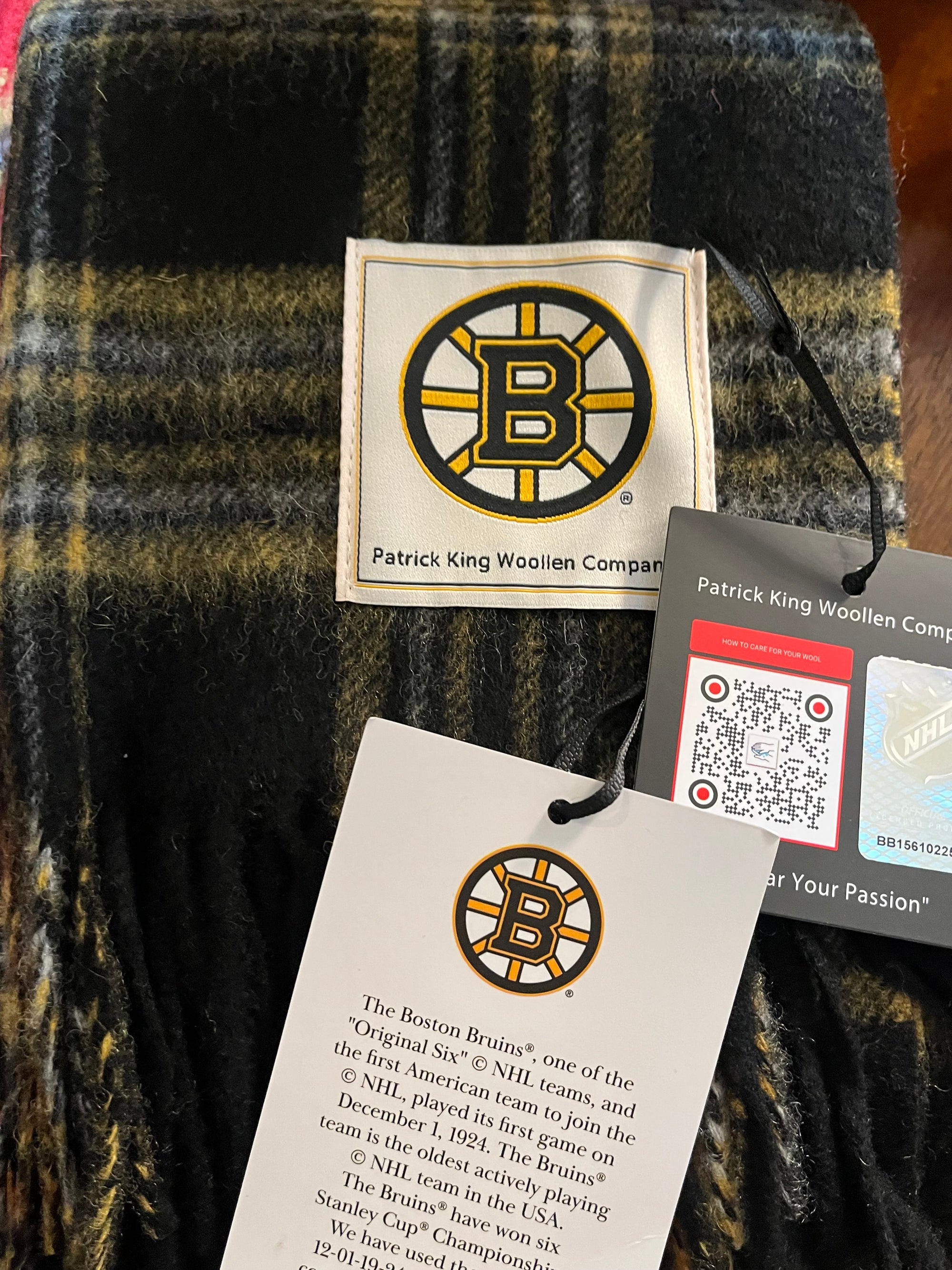 Boston Bruins NHL Lambswool Scarf