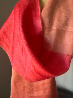 Andean Alpaca Luxe Scarf - Soda