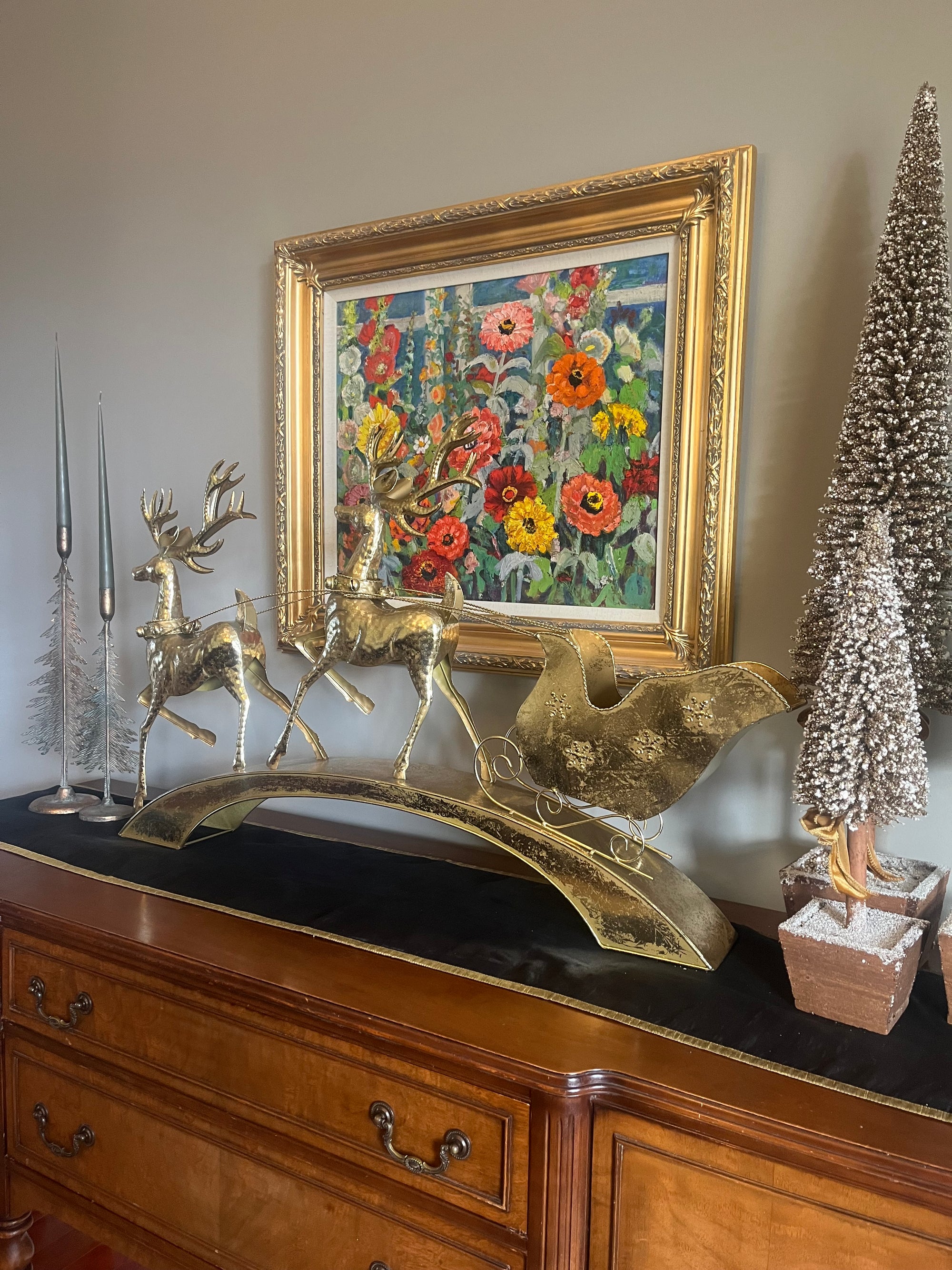 Santa's Sleigh Centrepiece