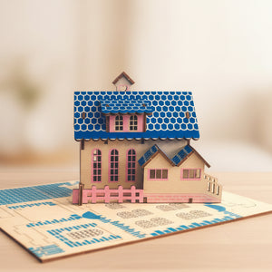 Home Sweet Home Wooden Construction Kit