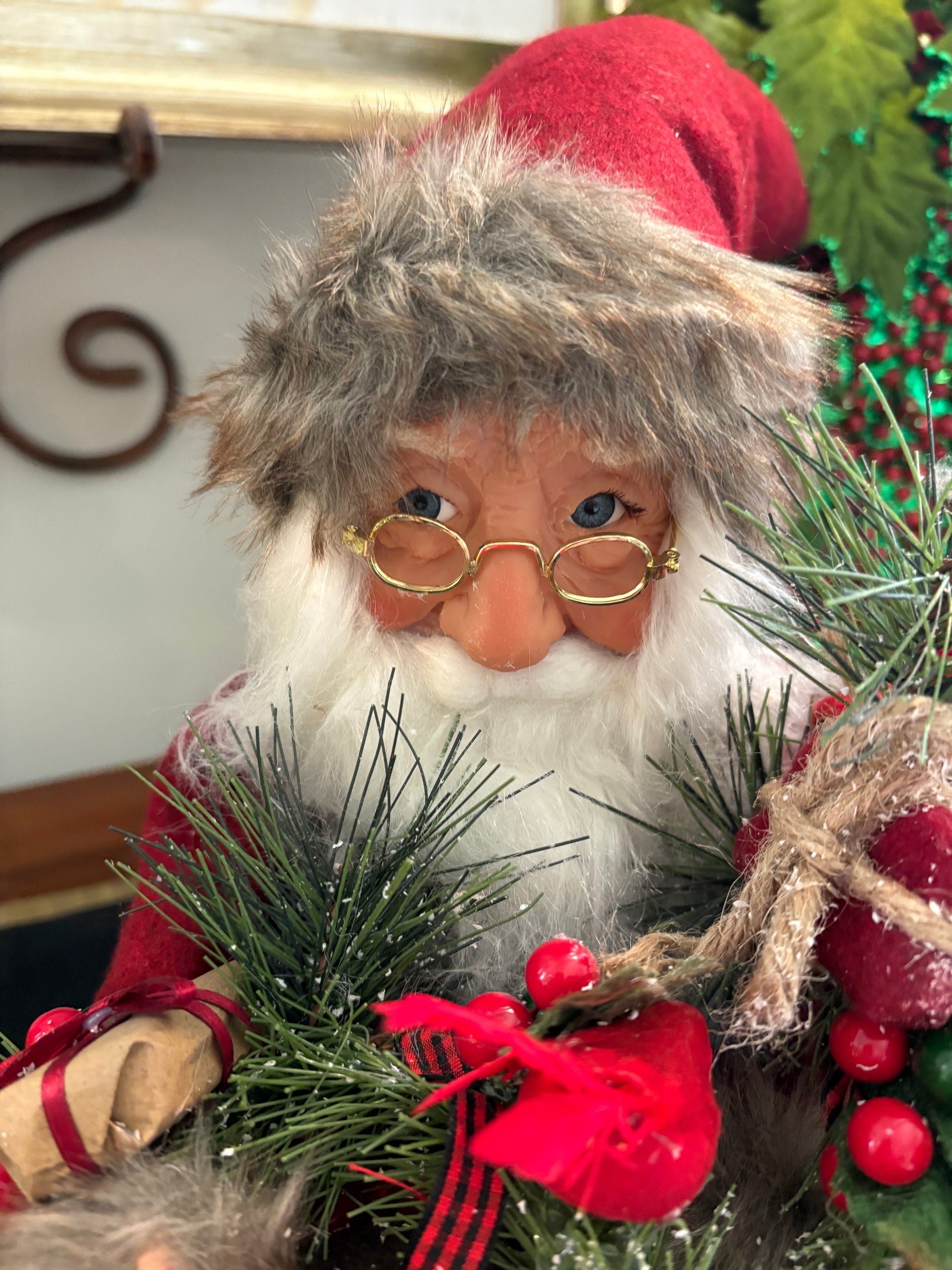 Woodland Sitting Santa