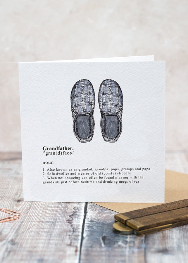 Grandfather Definition Greeting Card
