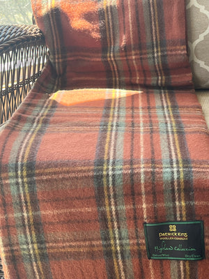 Royal Stewart Antique - Merino Wool Tartan Blanket