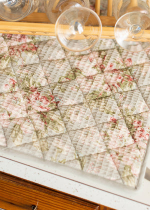 April Cornell Apple Blossom Drying Mat - Smoke