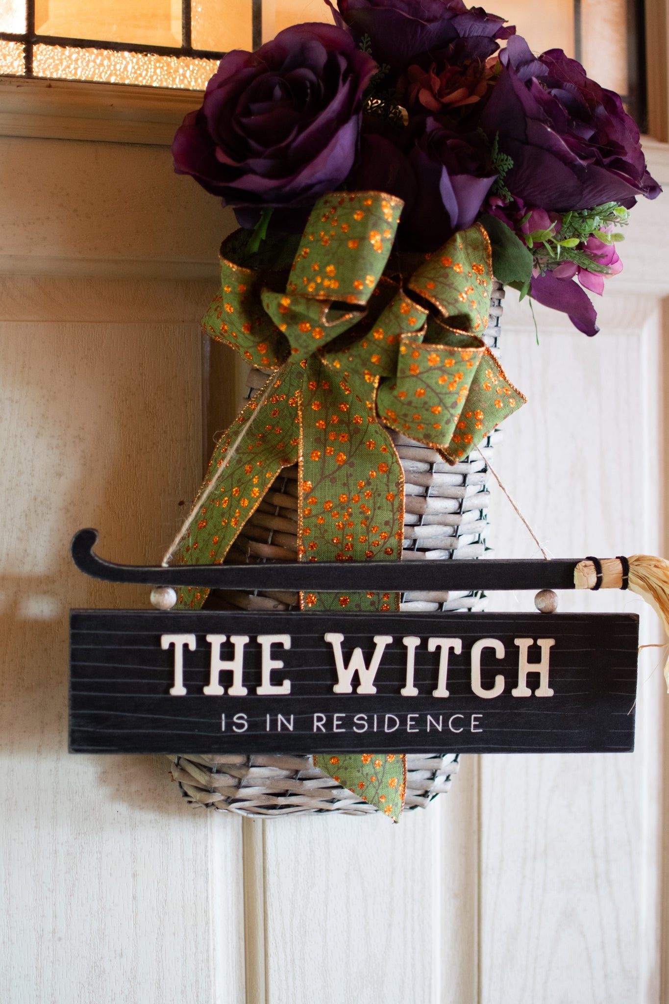 Witchy Broom Sign