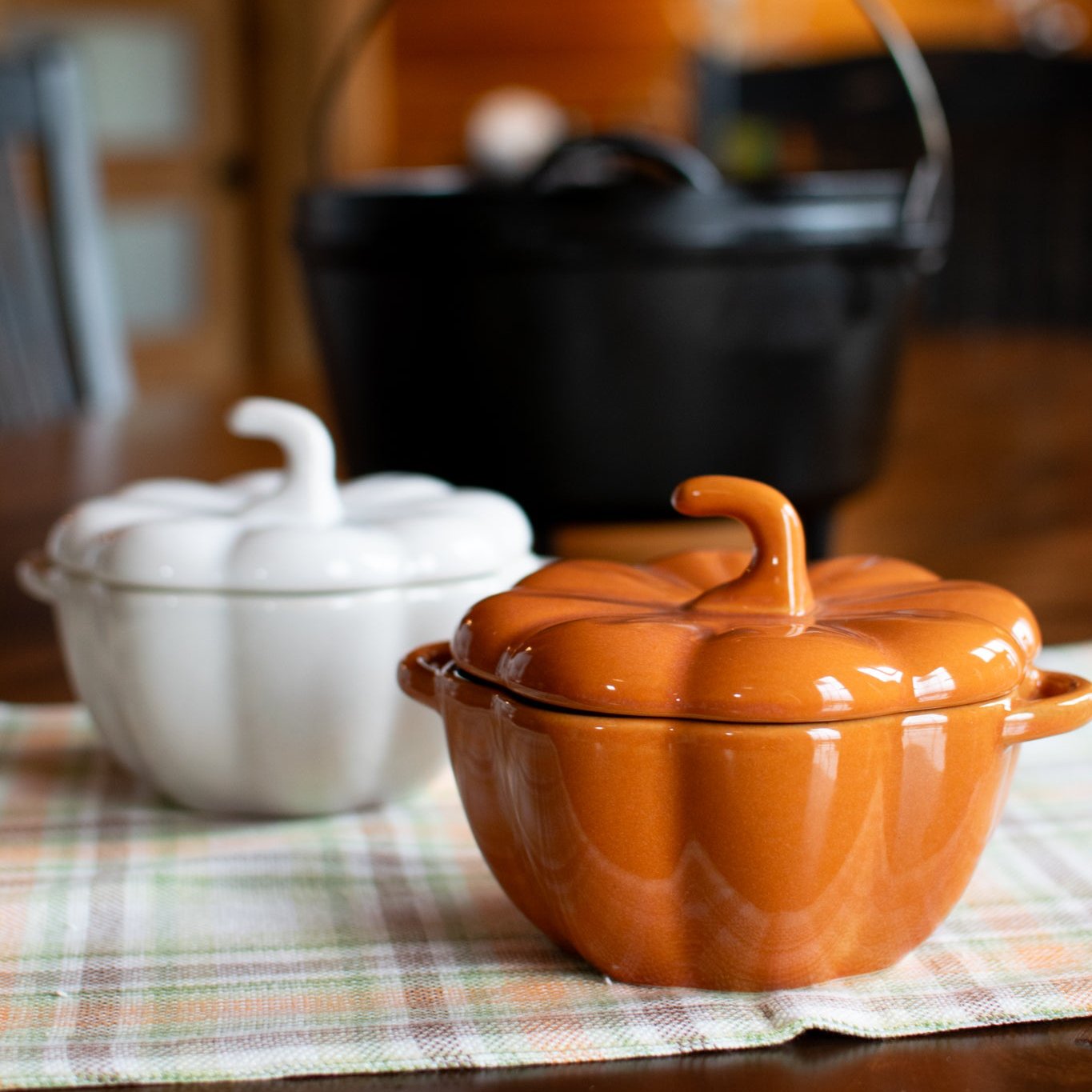 Stoneware Pumpkin Baker