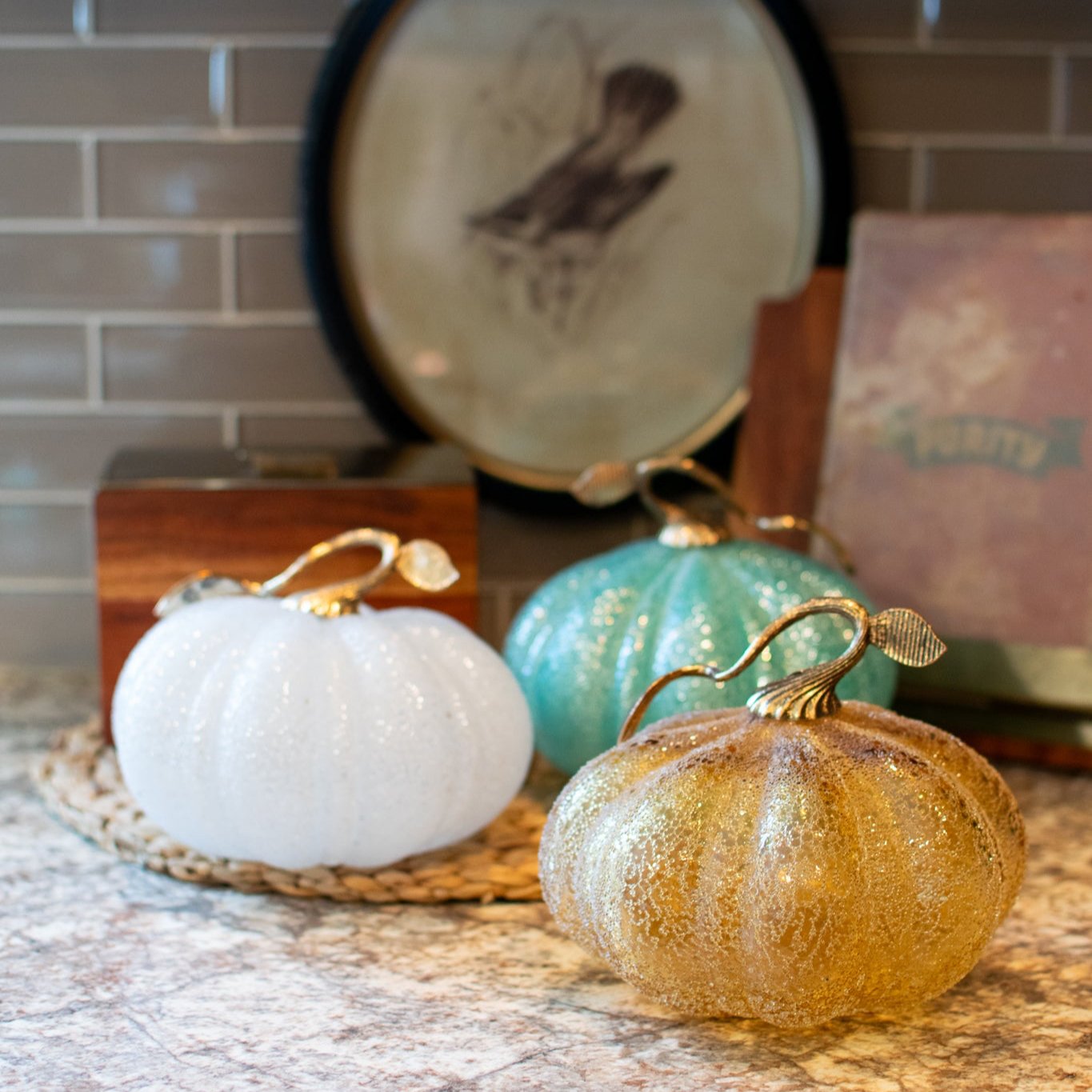 Blown Glass Pumpkins