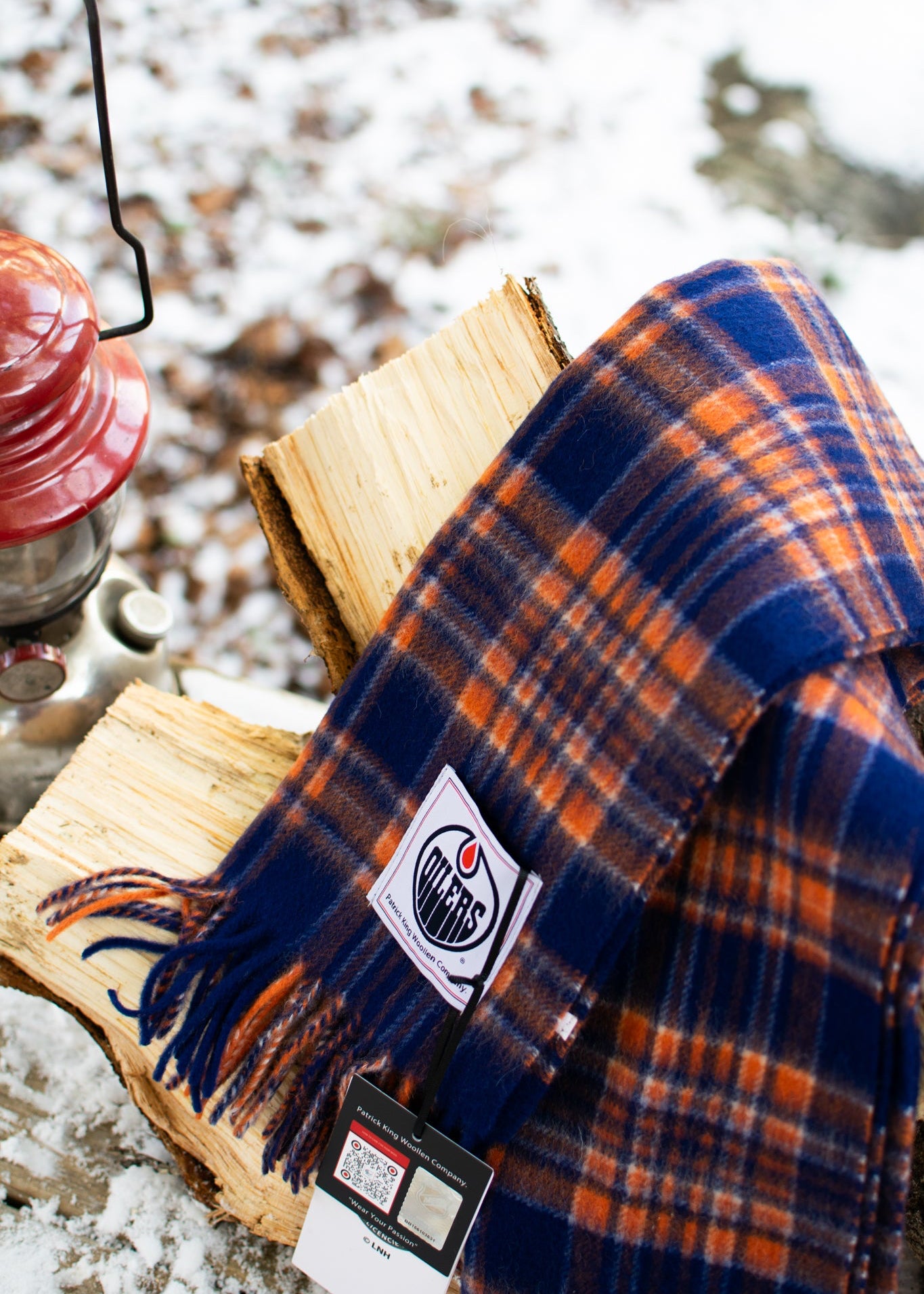 Edmonton Oilers NHL Lambswool Scarf