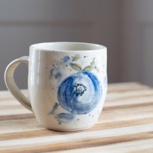 Grand Newfoundland Blueberry Pottery Mug