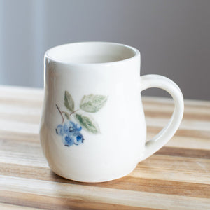 Newfoundland Blueberry Pottery Mug - Handcrafted - Imagine that Pottery