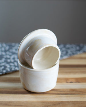 Quiet Hearth – Cream Glazed French Butter Keeper