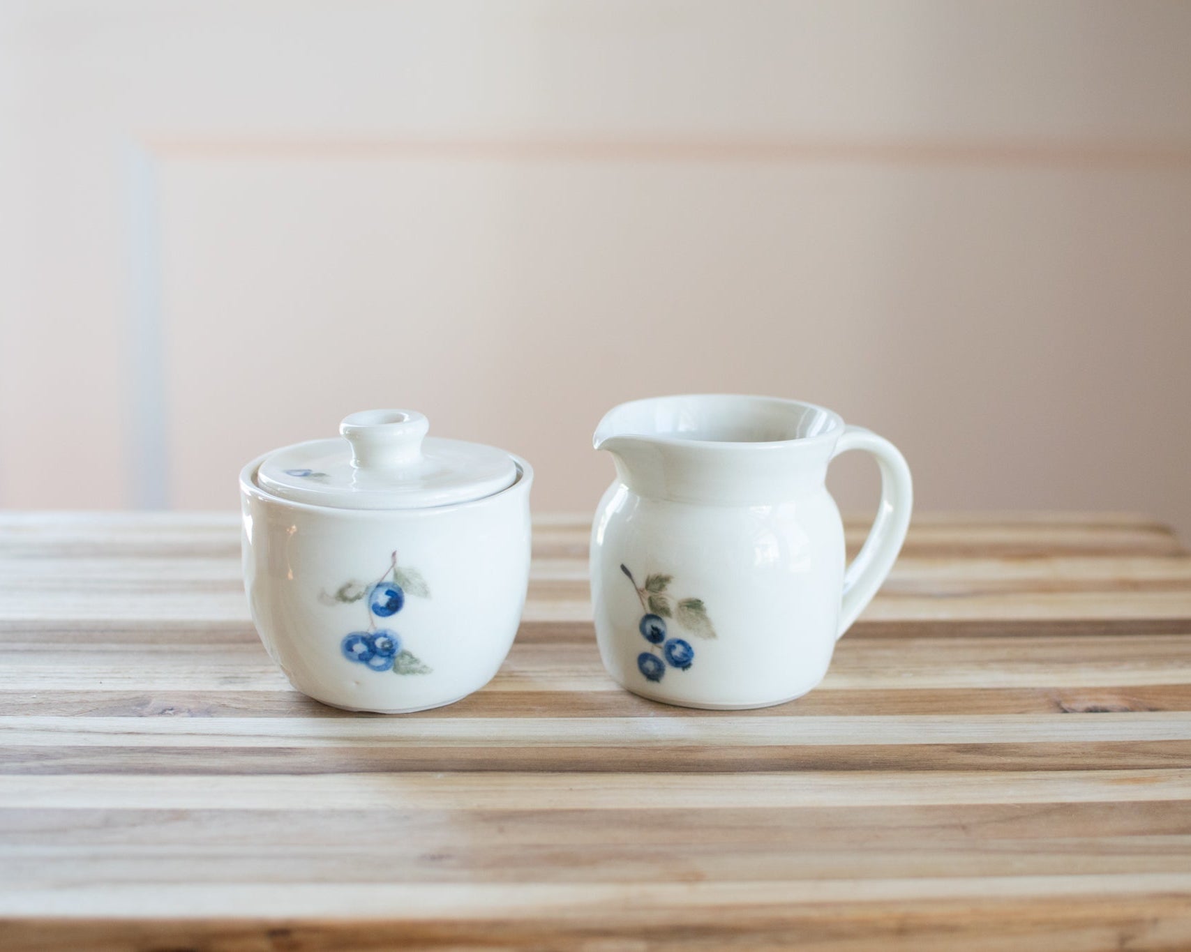 Blueberry Meadow Cream & Sugar Set