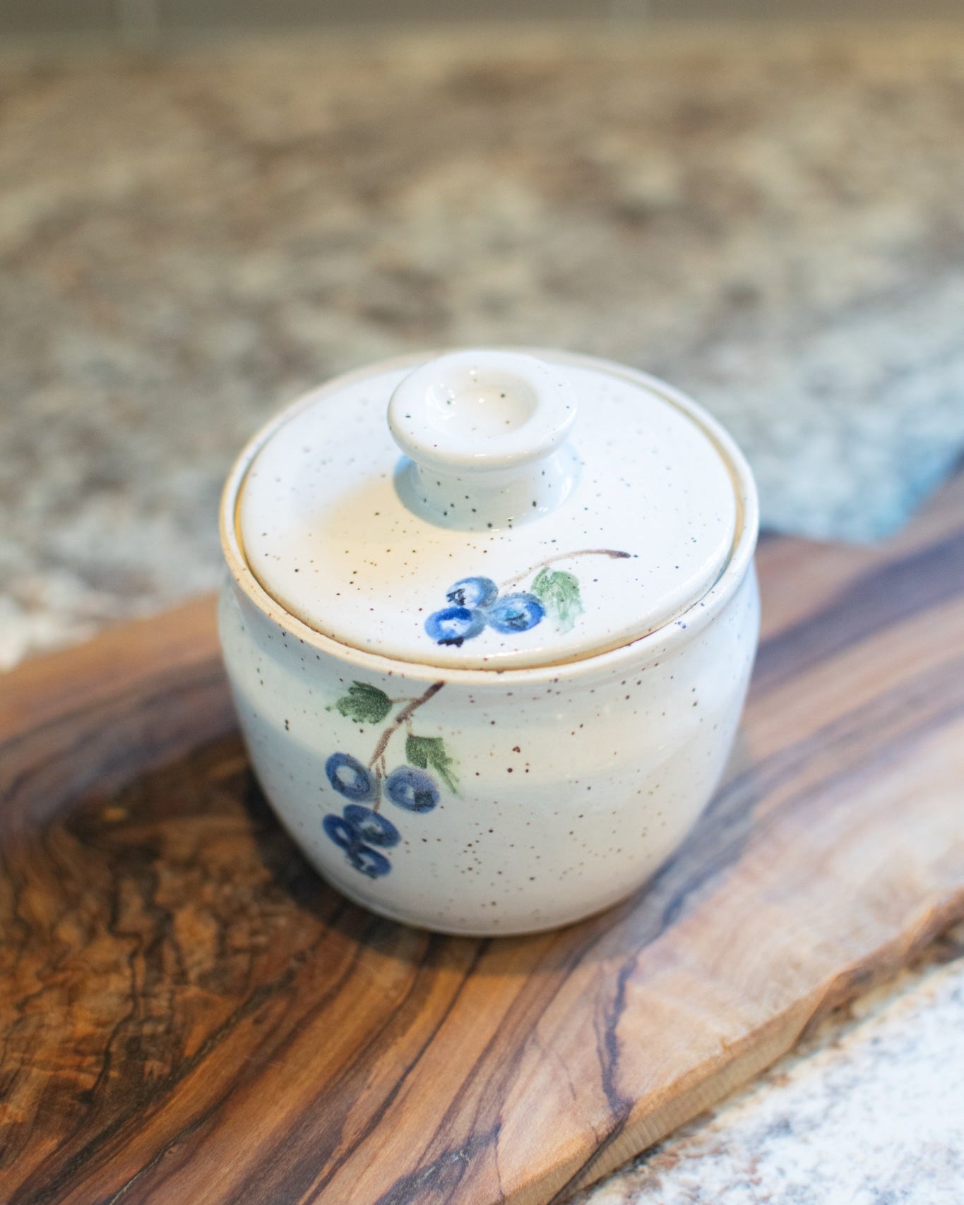 Snowglaze Blueberry Grove Preserve Pot