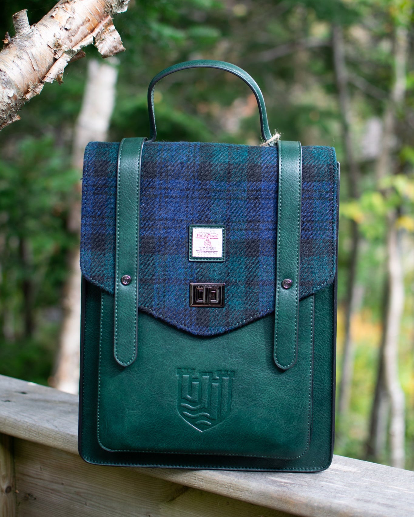 The Carloway Backpack - Black Watch Tartan