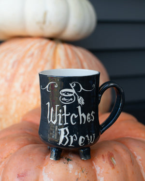 Witches Brew Cauldron Mug - Imagine That Pottery