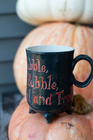 Bubble, Bubble, Toil & Trouble Pottery Mug