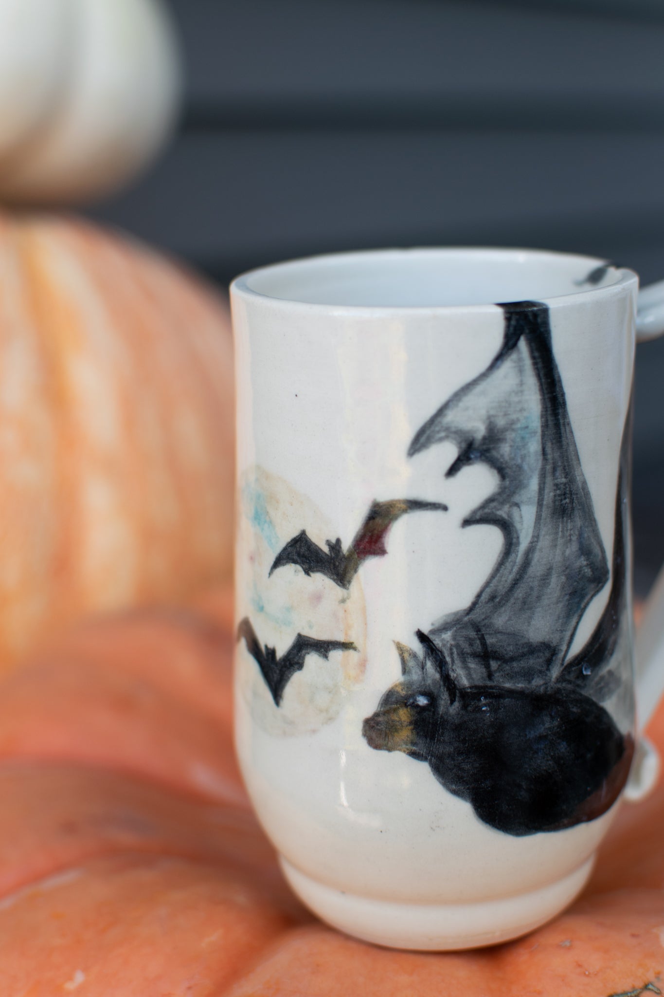 Bat Wings & Midnight Things Pottery Mug