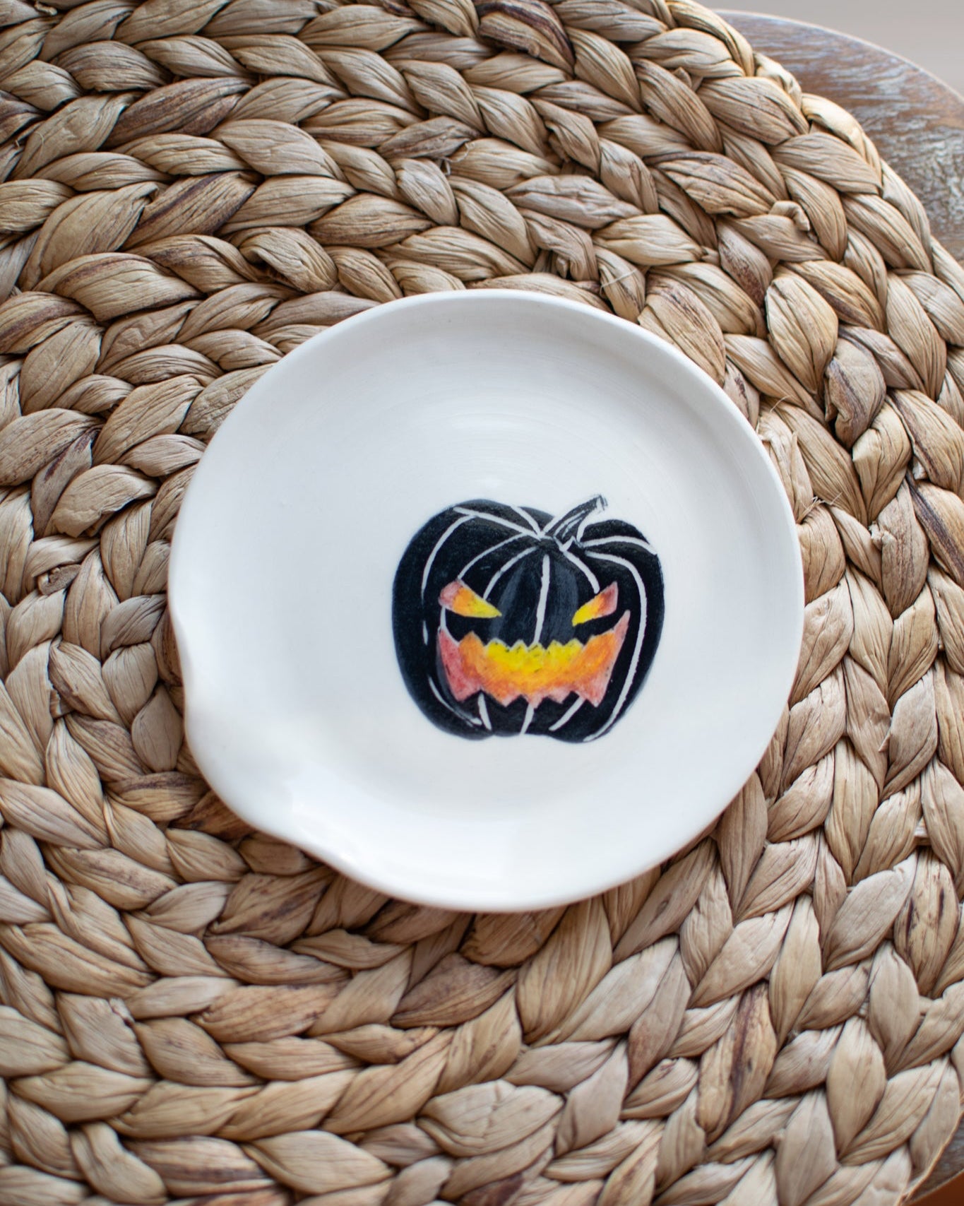 Jack-O-Lantern Spoon Rest