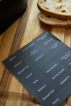 Matte Black Bread Bin