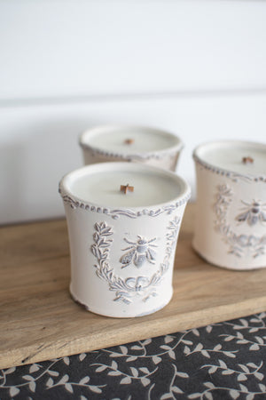 Manorcrest Wood Wick Candle