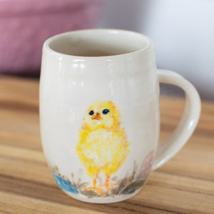 Little Hatchling – Hand-Painted Pottery Mug