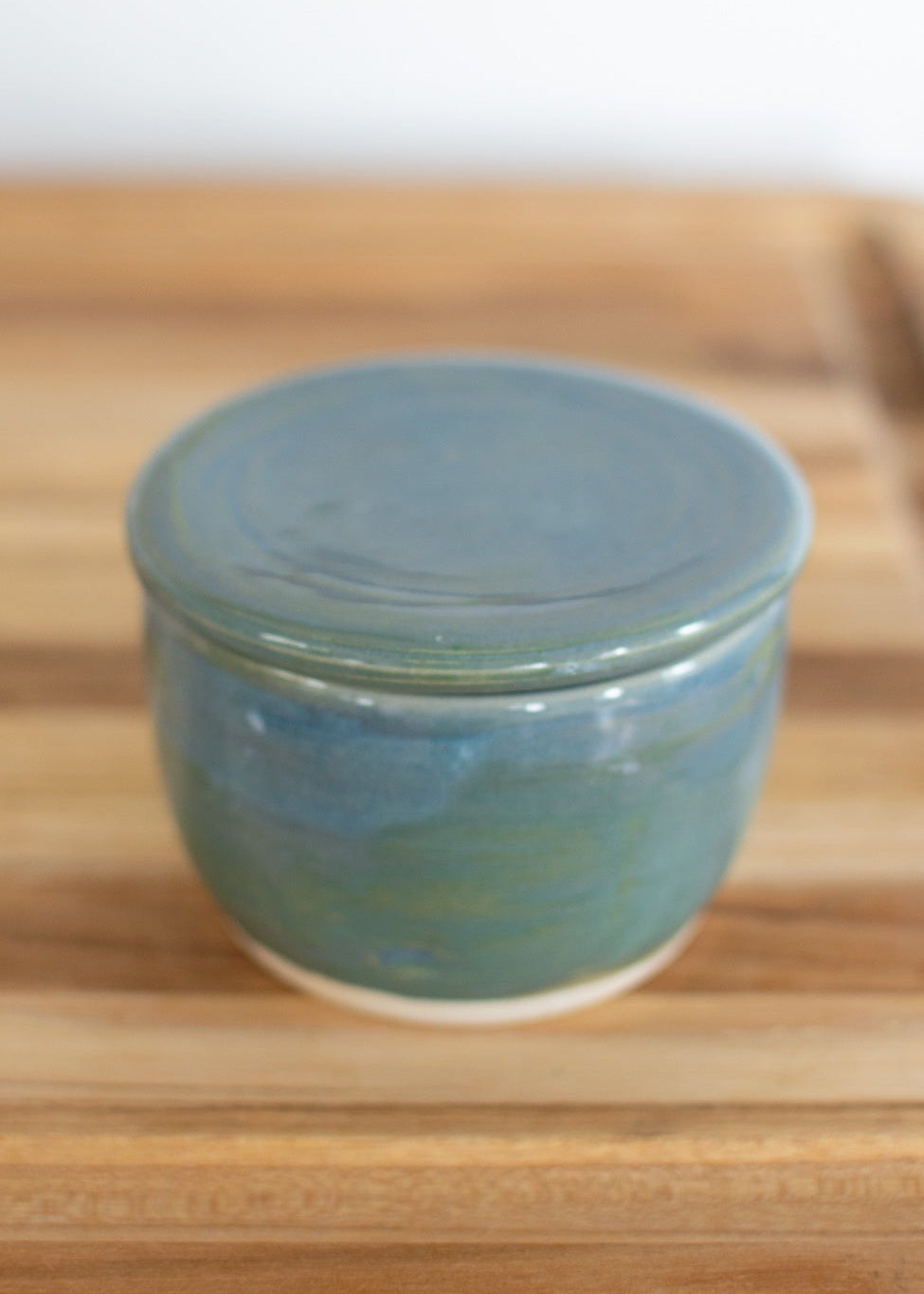 Tidepool Mist - French Butter Keeper - Handcrafted Pottery
