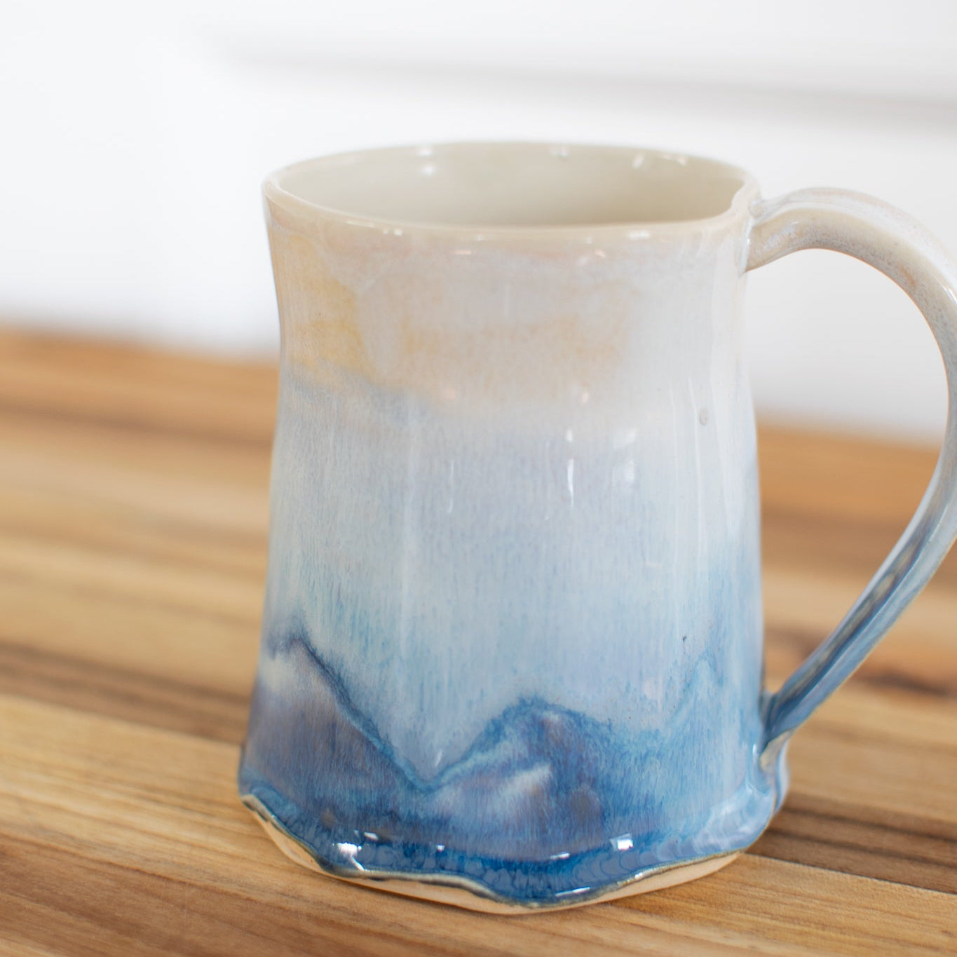 Rippled Waves - Handcrafted Pottery Mug