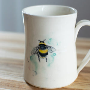 Whispers of Thistle – Bumblebee Mug - Imagine That Pottery
