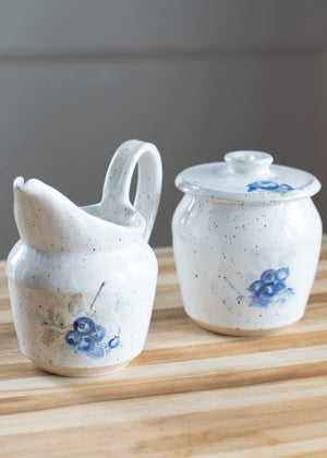 Blueberry Brunch – Cream & Sugar Set