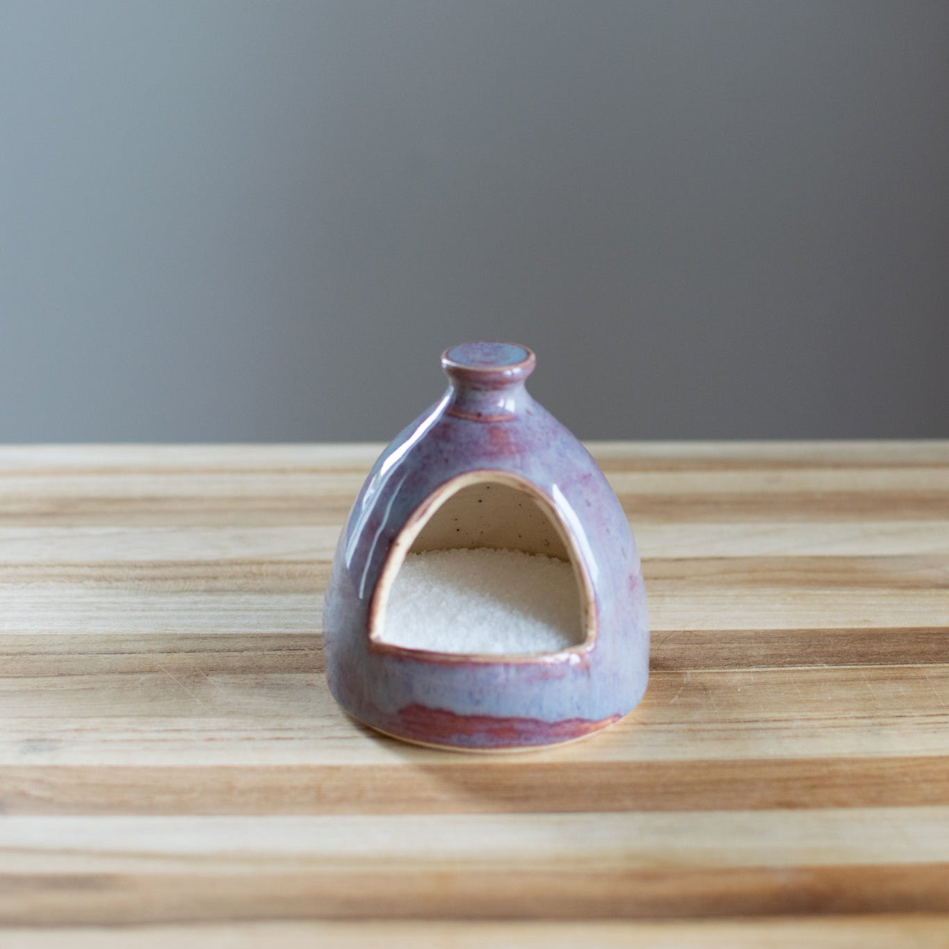 Mulberry Charm - Salt Cellar - Handcrafted Pottery