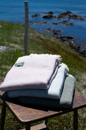 Pure Wool Blanket - Donegal (Pink)