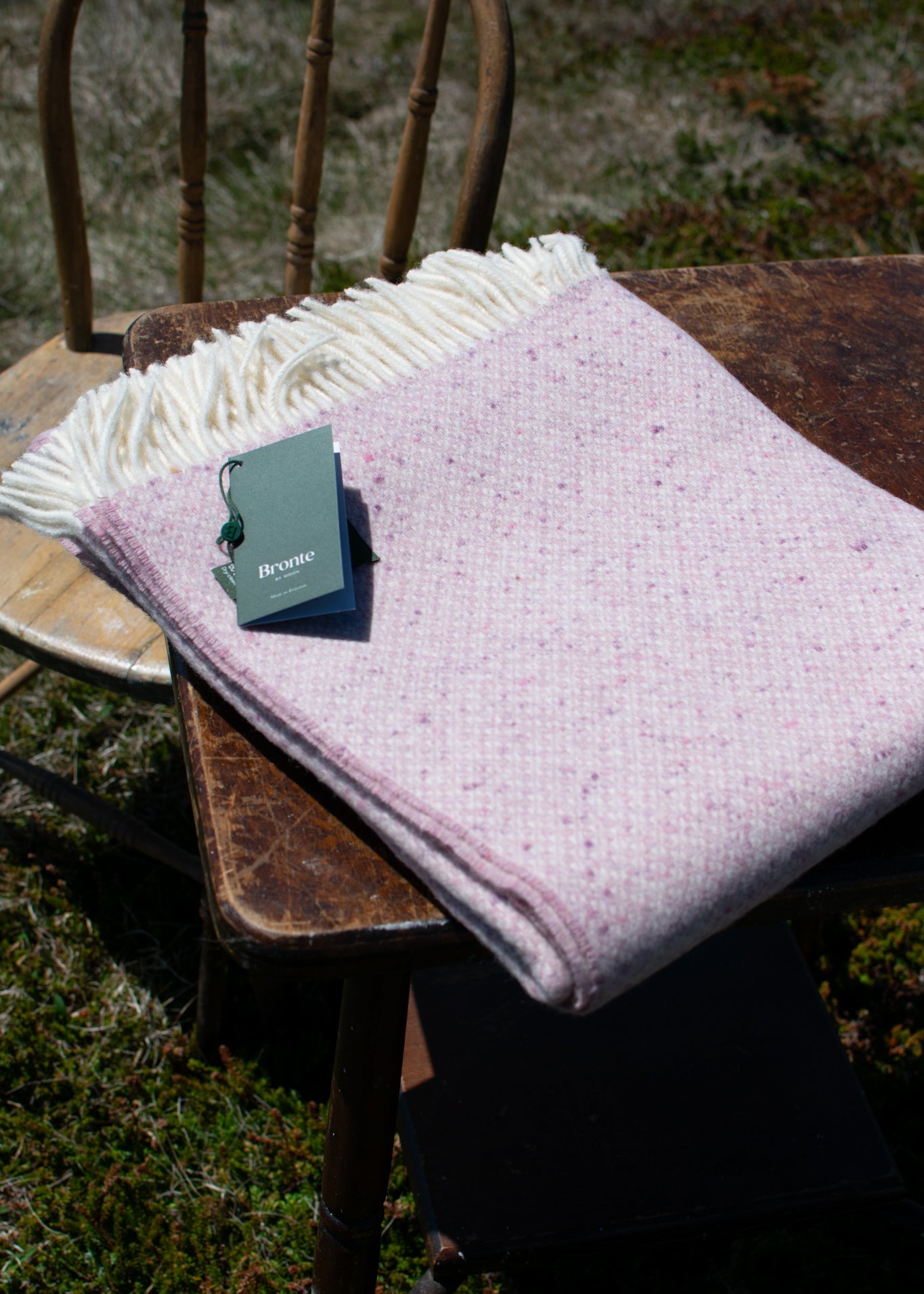 Pure Wool Blanket - Donegal (Pink)