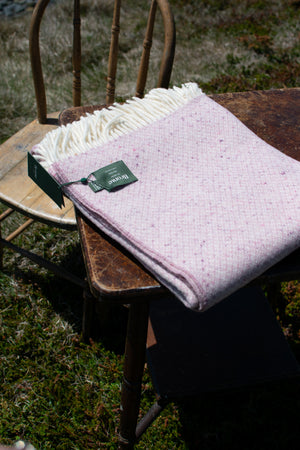 Pure Wool Blanket - Donegal (Pink)