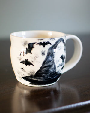 Bats in the Belfry Pottery Mug