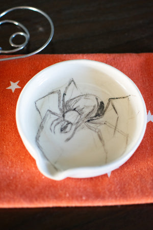 Tangled Web Pottery Spoon Rest