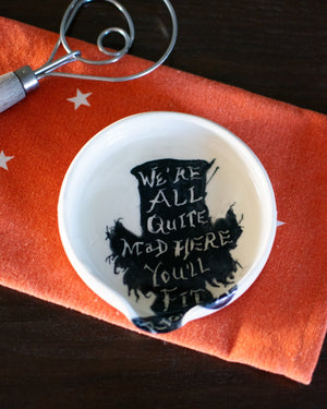 Quite Mad - Pottery Spoon Rest