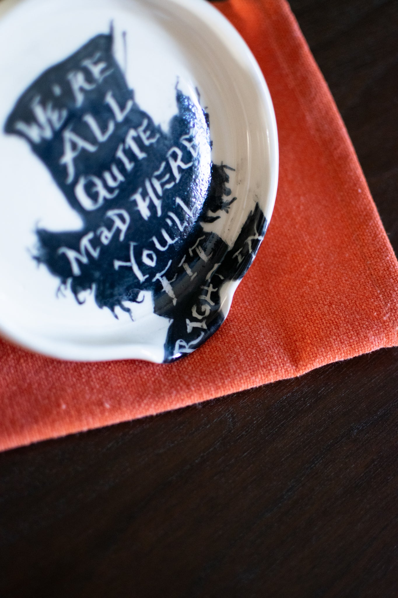 Quite Mad - Pottery Spoon Rest