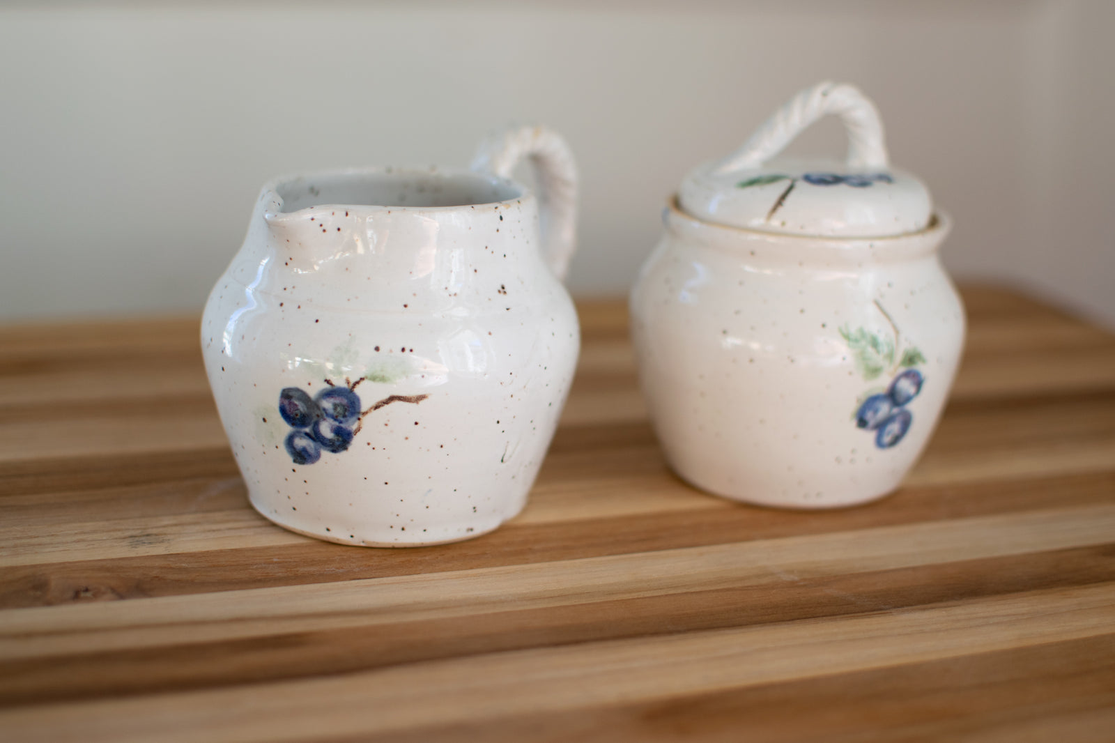 Blueberry Brunch – Cream & Sugar Set