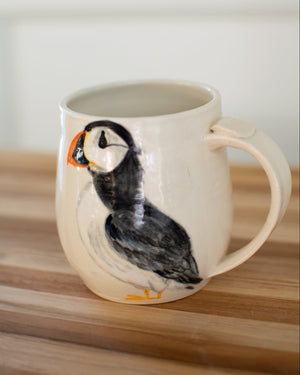 Tuckamore Watch - Atlantic Puffin Mug - Handcrafted Pottery