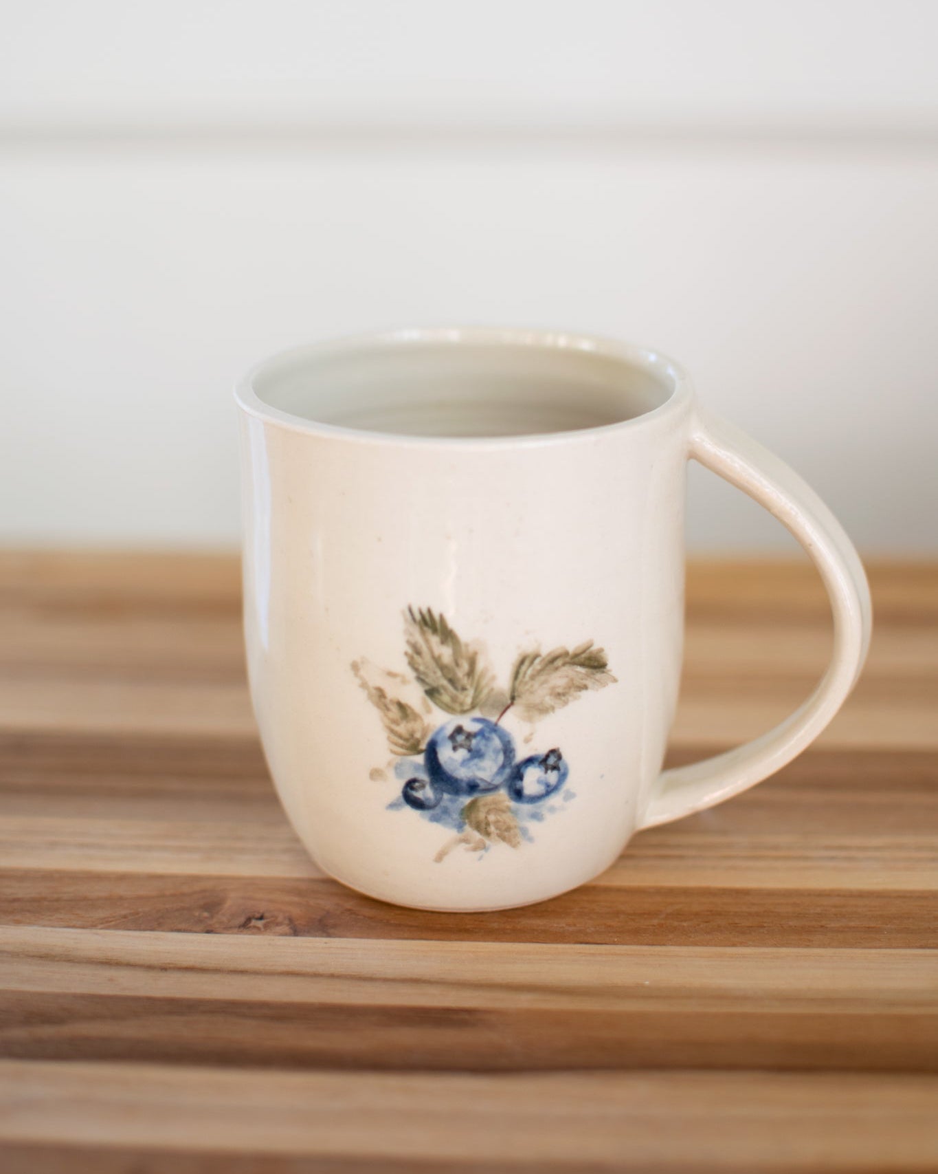 Mornings on Blueberry Hill Collection - Handcrafted Pottery Mugs